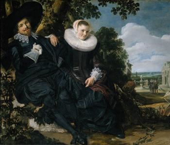 弗朗斯 哈爾斯 Married Couple in a Garden 弗朗斯 哈爾斯 Married Couple in a Garden